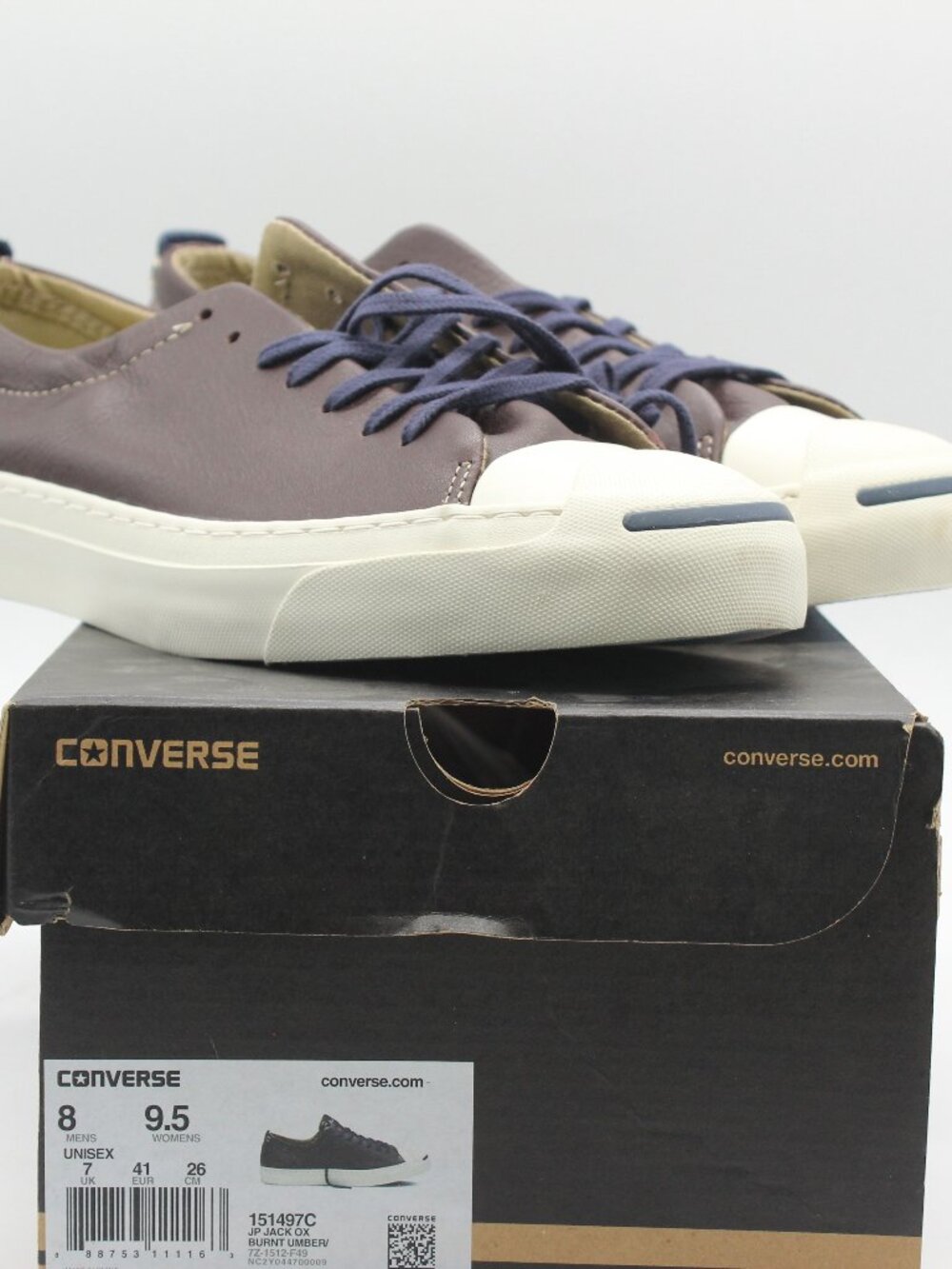 Converse Jack Purcell Low Top Sneakers Size 8, 12